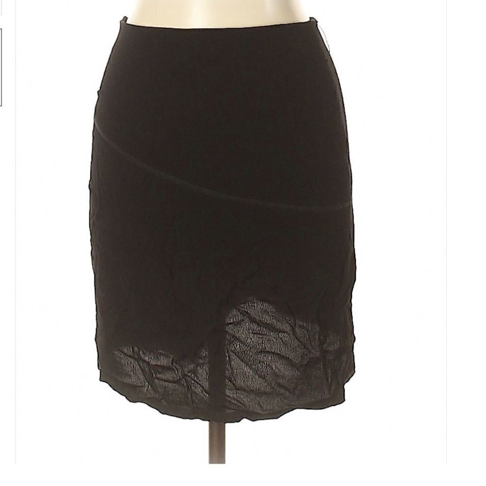 Sandro Paris Asymmetry Black Tulip Mini Skirt Size 3 - Picture 3 of 8